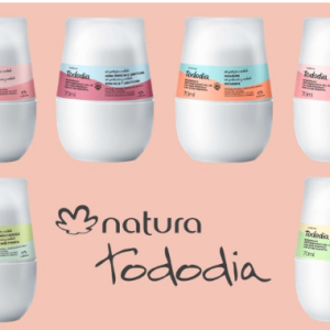 Desodorante Antitranspirante Roll On Tododia 70ml Natura